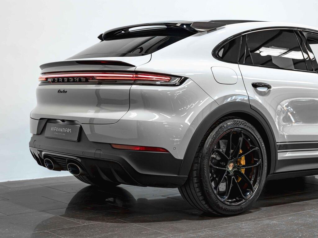 An exterior shot of the rear right on a 2024 Porsche Cayenne