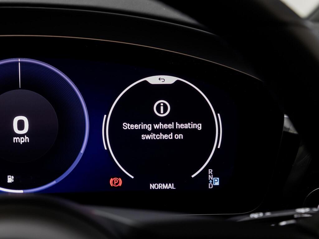 An interior shot of the driver instruments on a 2025 Porsche Macan