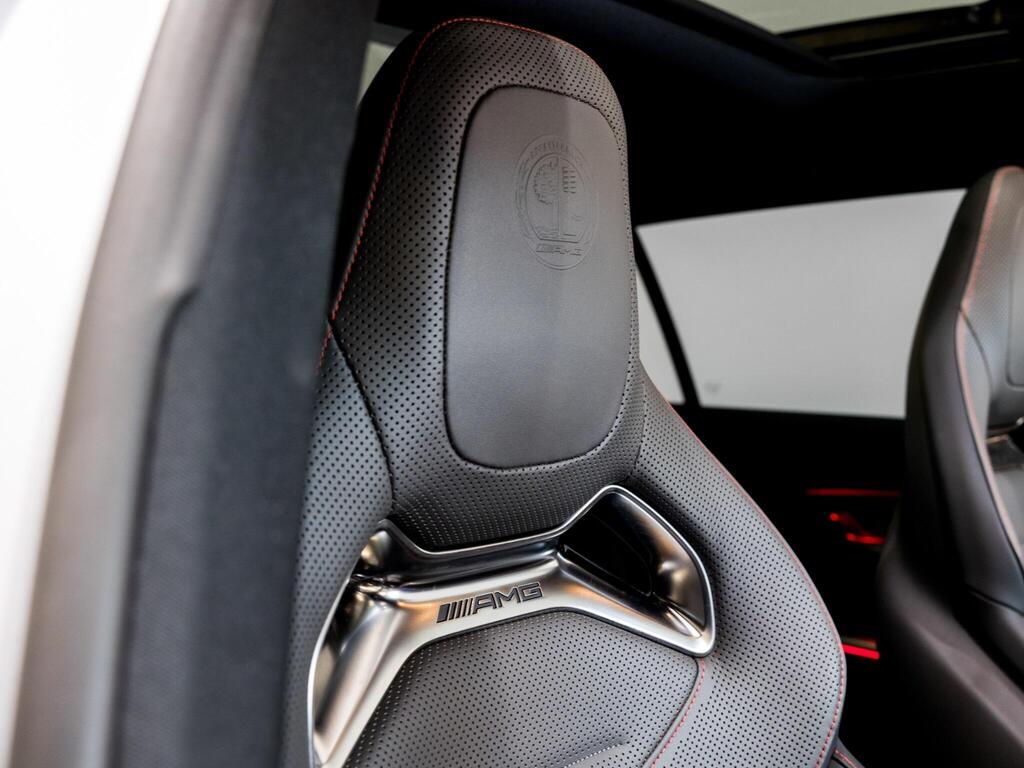 An interior shot of the driver seat on a 2024 Mercedes-Benz C Class