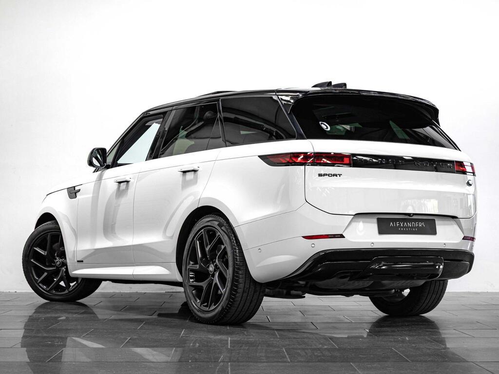 An exterior shot of the rear left on a 2023 Land Rover RANGE ROVER SPORT