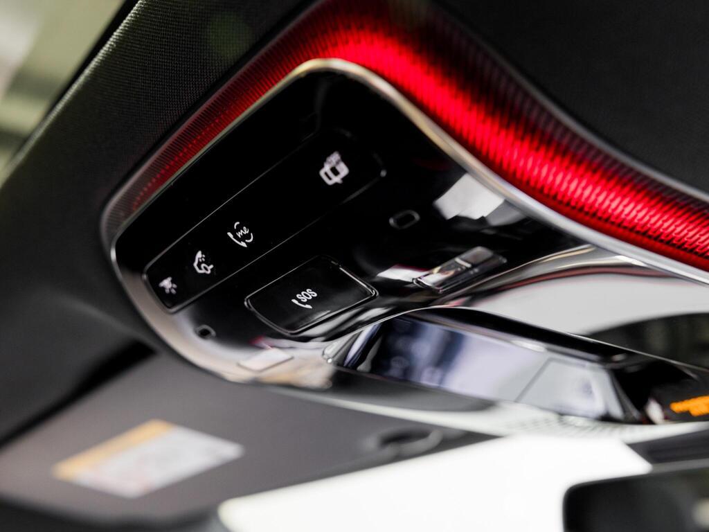 An interior shot of the misc controls on a 2024 Mercedes-Benz C Class