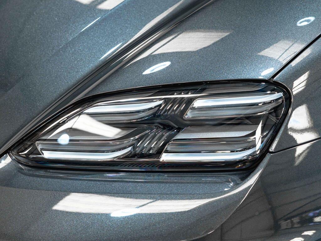 An exterior shot of the lights front on a 2024 Porsche Macan