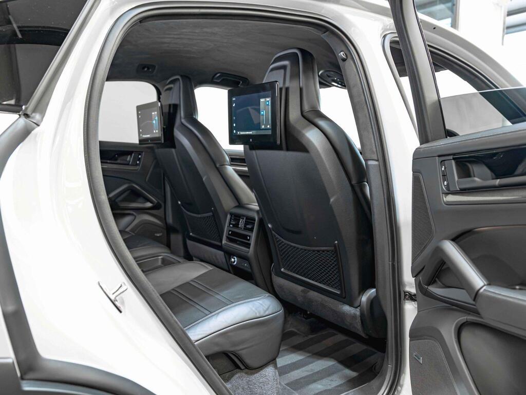 An interior shot of the seats rear on a 2024 Porsche Cayenne