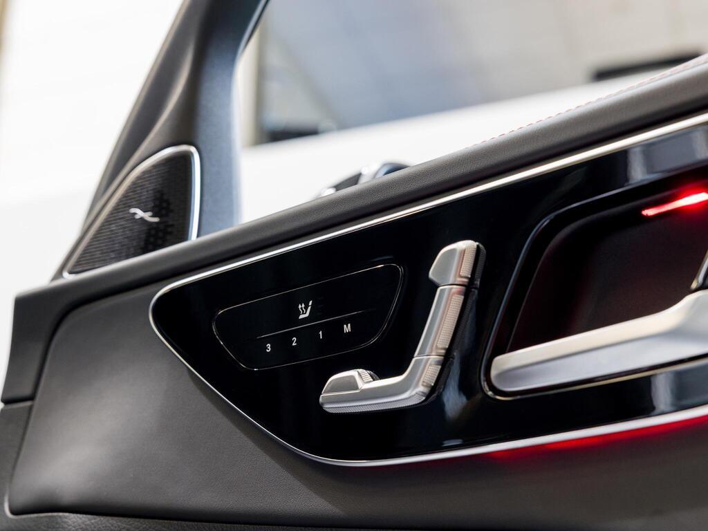 An interior shot of the misc controls on a 2024 Mercedes-Benz C Class