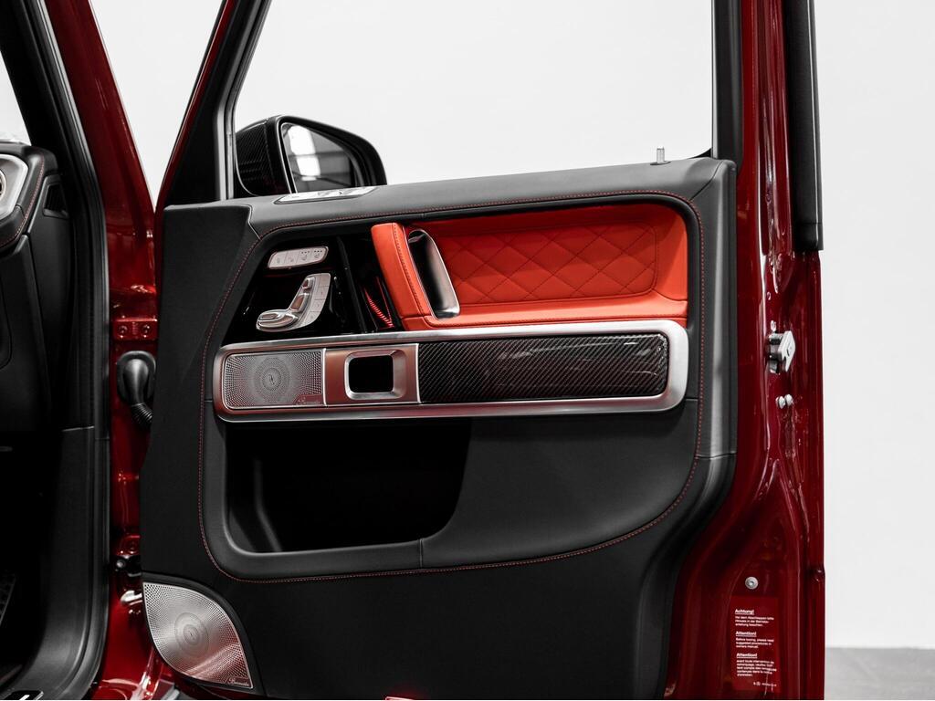 An interior shot of the door interior on a 2026 Mercedes-Benz G Class