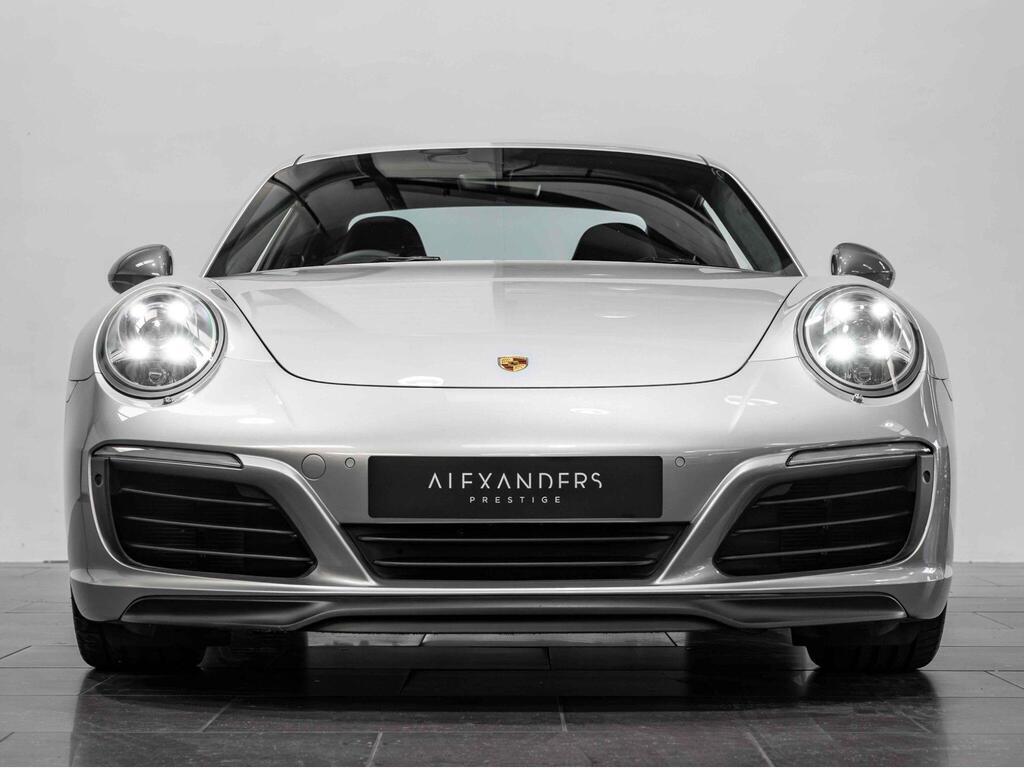 An exterior shot of the front on a 2018 Porsche 911
