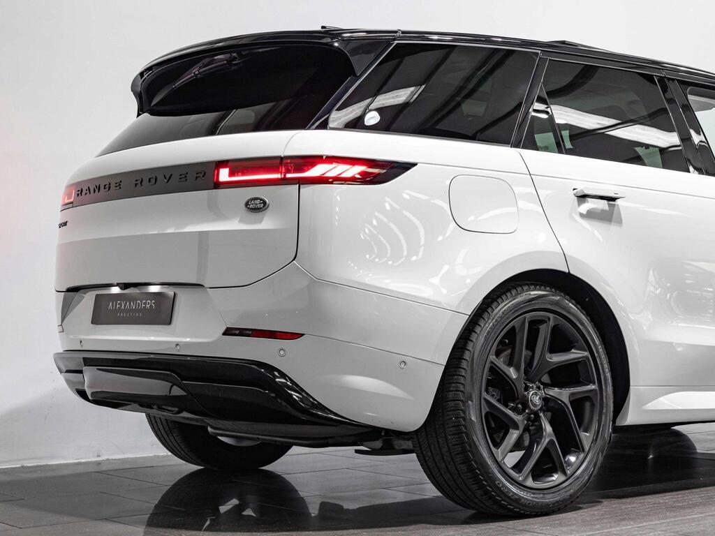 An exterior shot of the rear right on a 2023 Land Rover RANGE ROVER SPORT