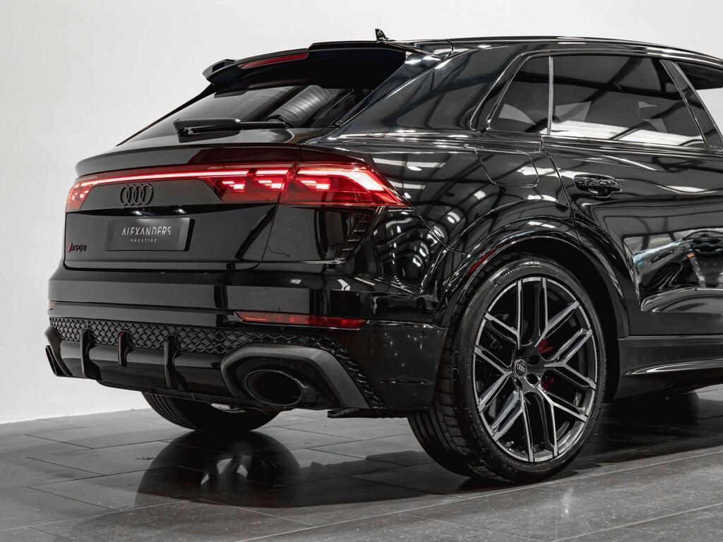 An exterior shot of the front left on a 2025 Audi RSQ8