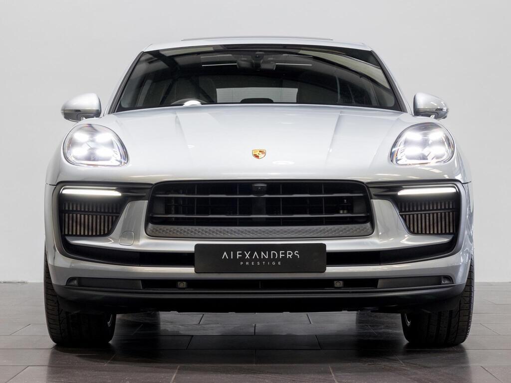 An exterior shot of the front on a 2025 Porsche Macan