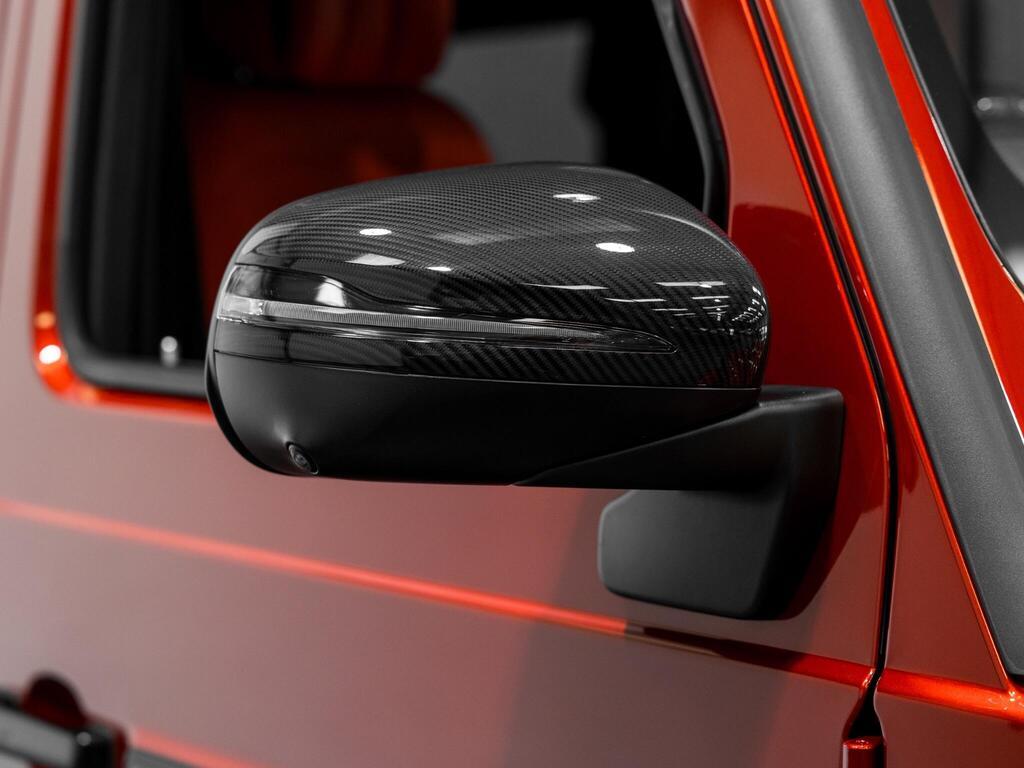 An exterior shot of the wing mirror on a 2026 Mercedes-Benz G Class