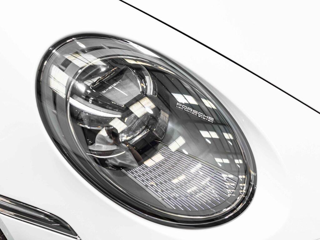 An exterior shot of the lights front on a 2021 Porsche 911