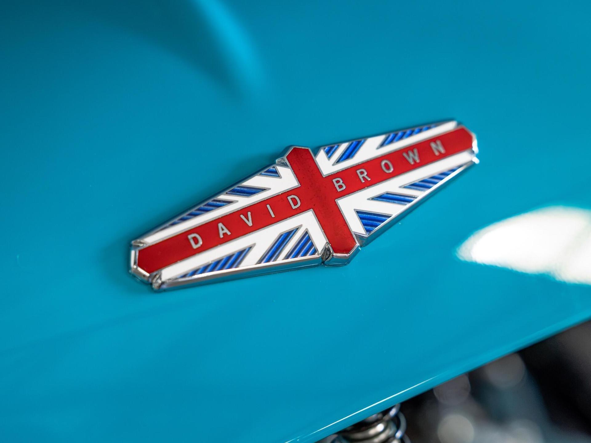 An exterior shot of the badge exterior on a 1997 Rover Mini