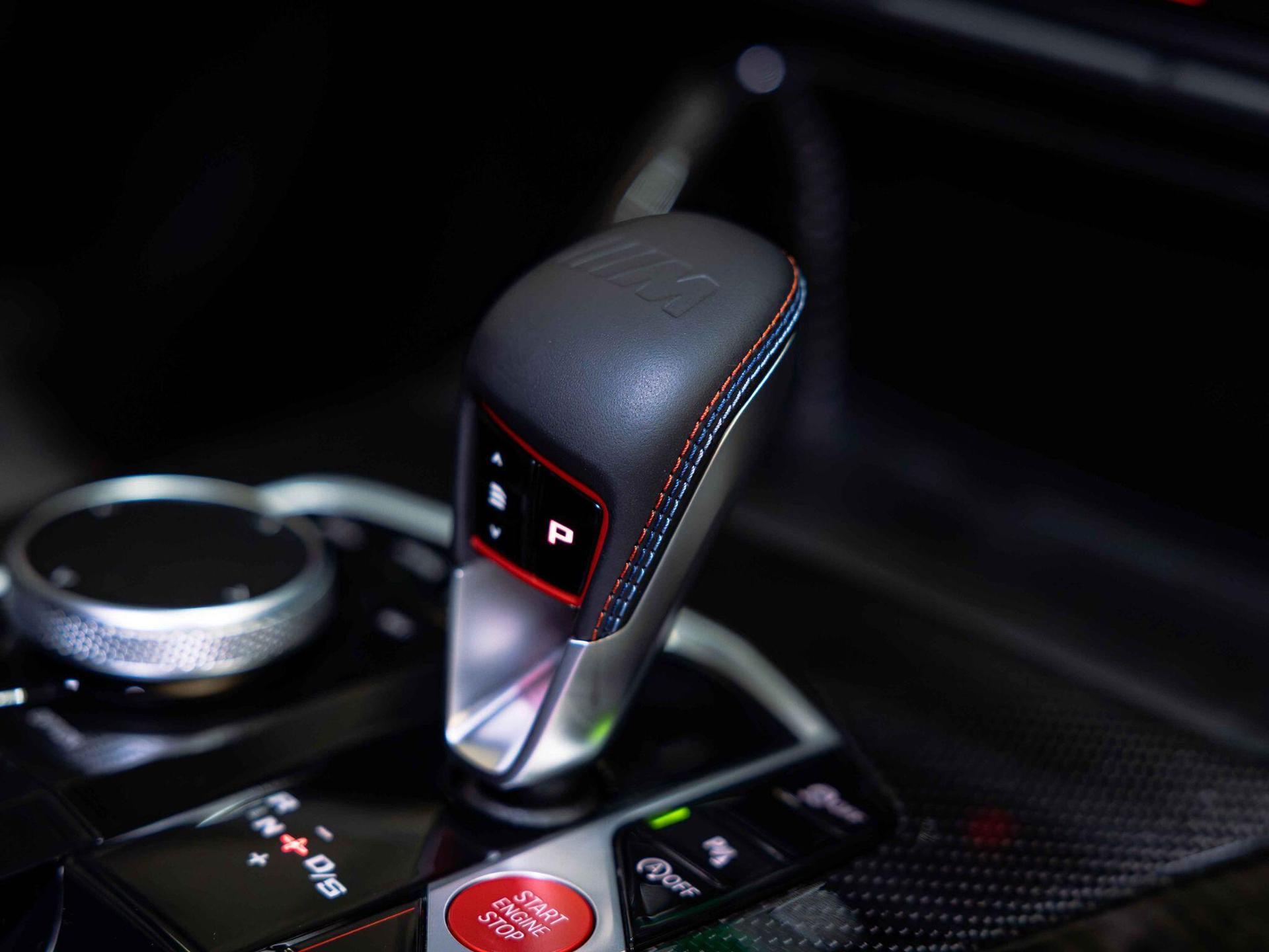 An interior shot of the interior front on a 2025 BMW M3