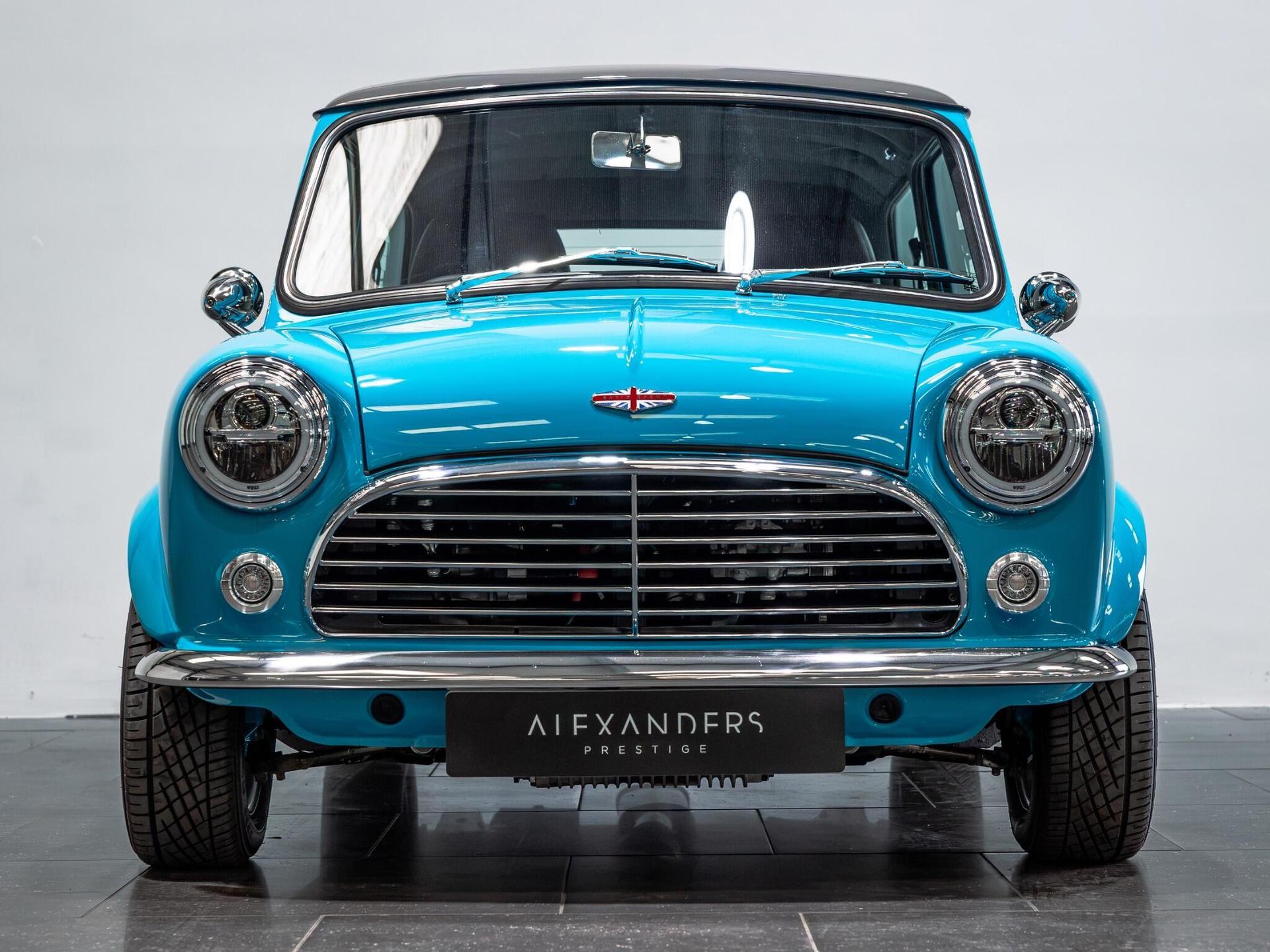 An exterior shot of the front on a 1997 Rover Mini