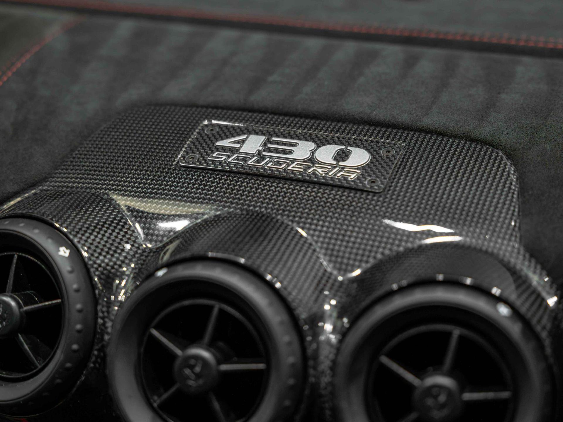 An interior shot of the misc controls on a 2008 Ferrari 430