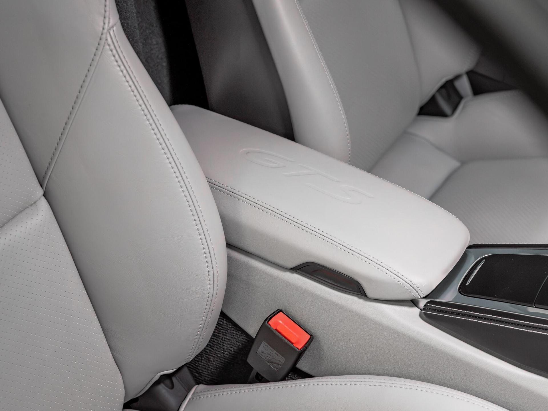 An interior shot of the driver seat on a 2021 Porsche 718 Cayman