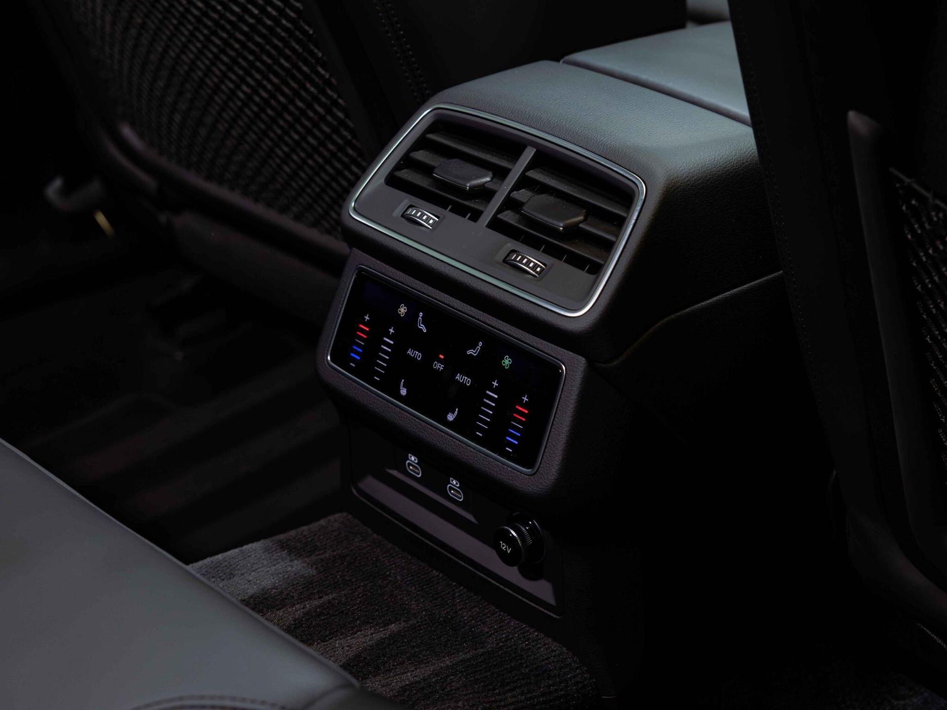 An interior shot of the misc controls on a 2023 Audi RS6 Avant