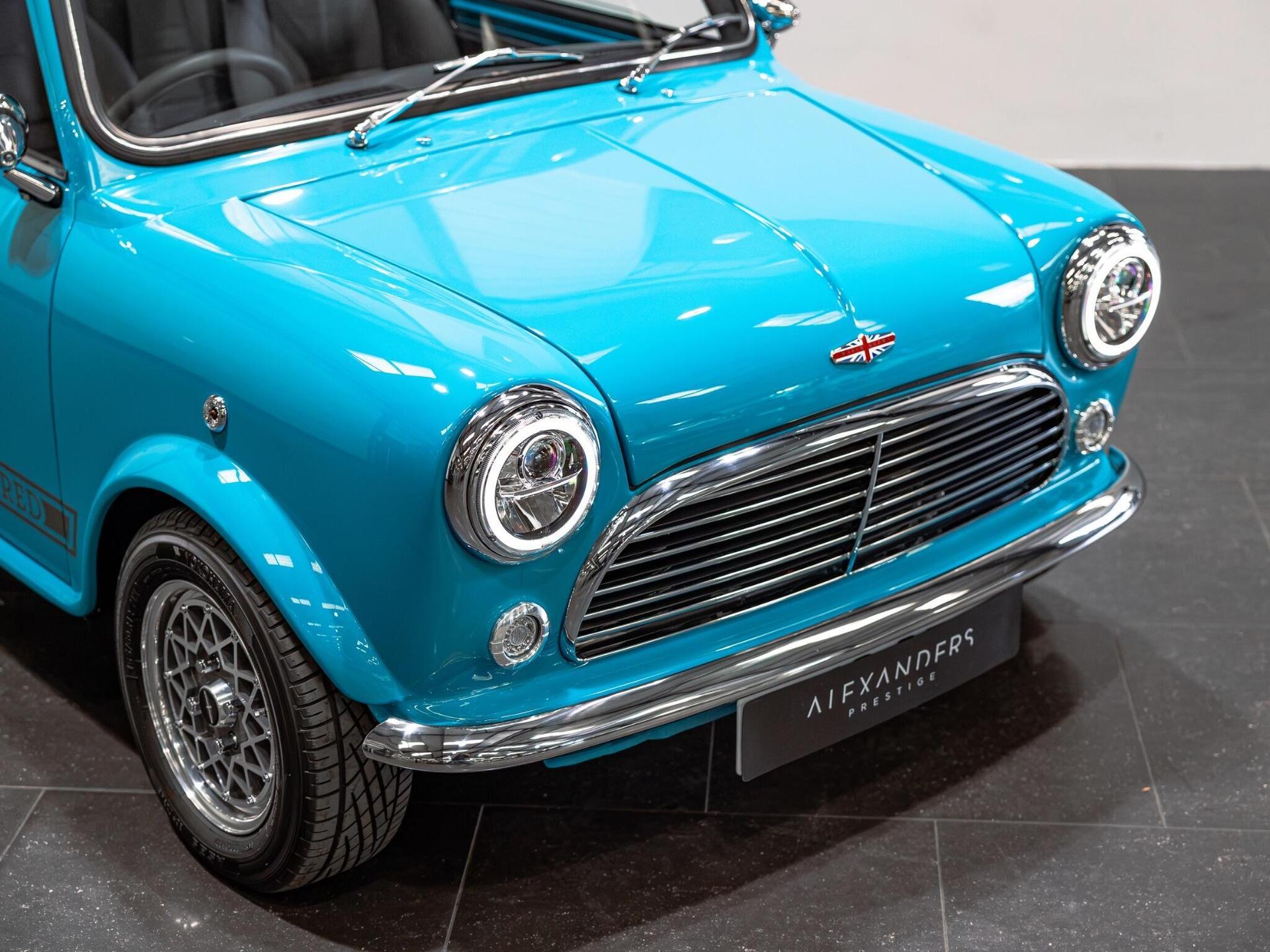 An exterior shot of the front right on a 1997 Rover Mini