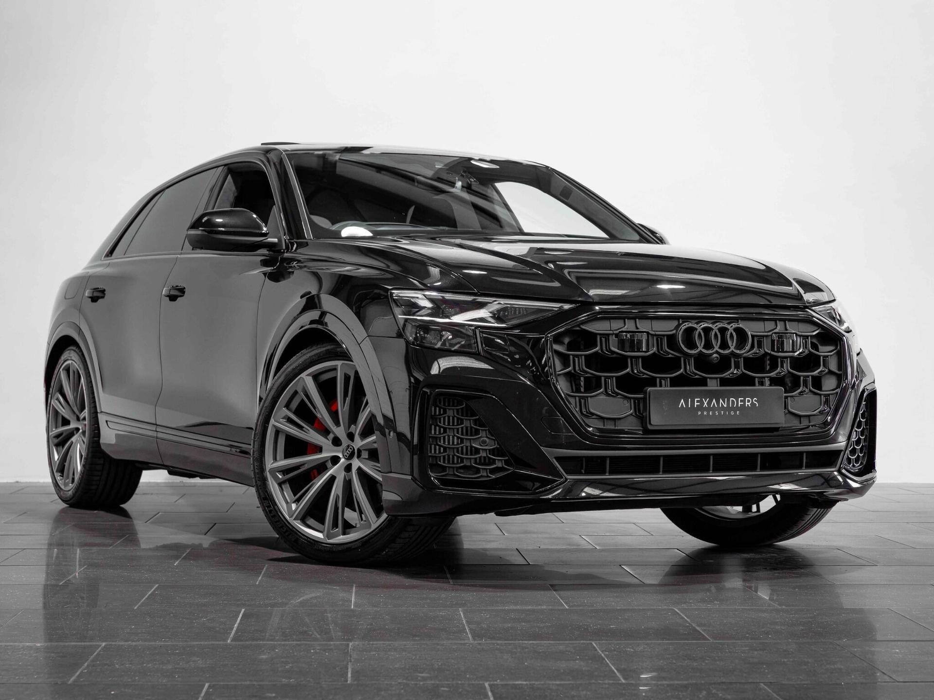 An exterior shot of the front right on a 2024 Audi SQ8