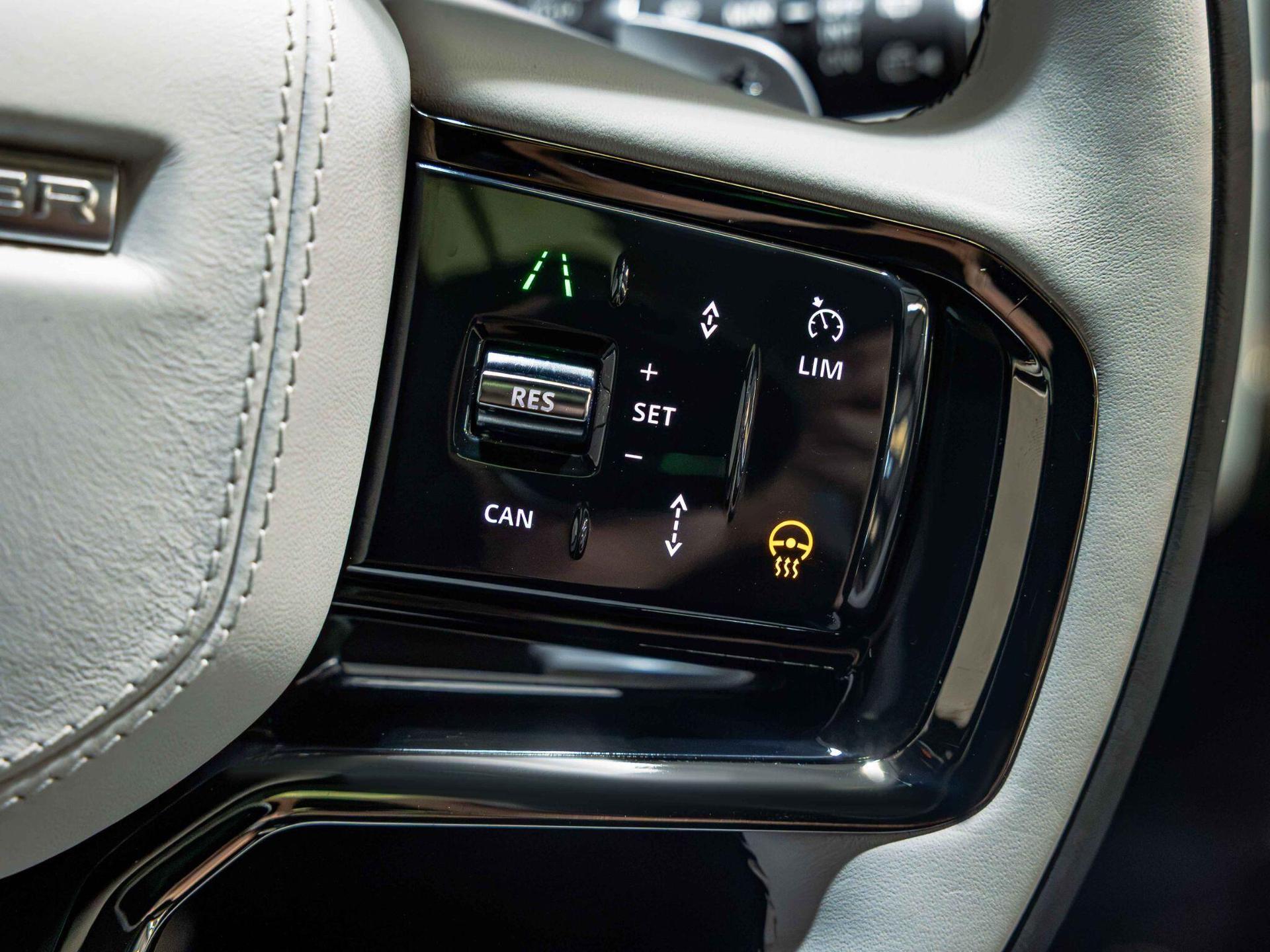 An interior shot of the misc controls on a 2023 Land Rover Range Rover Sport