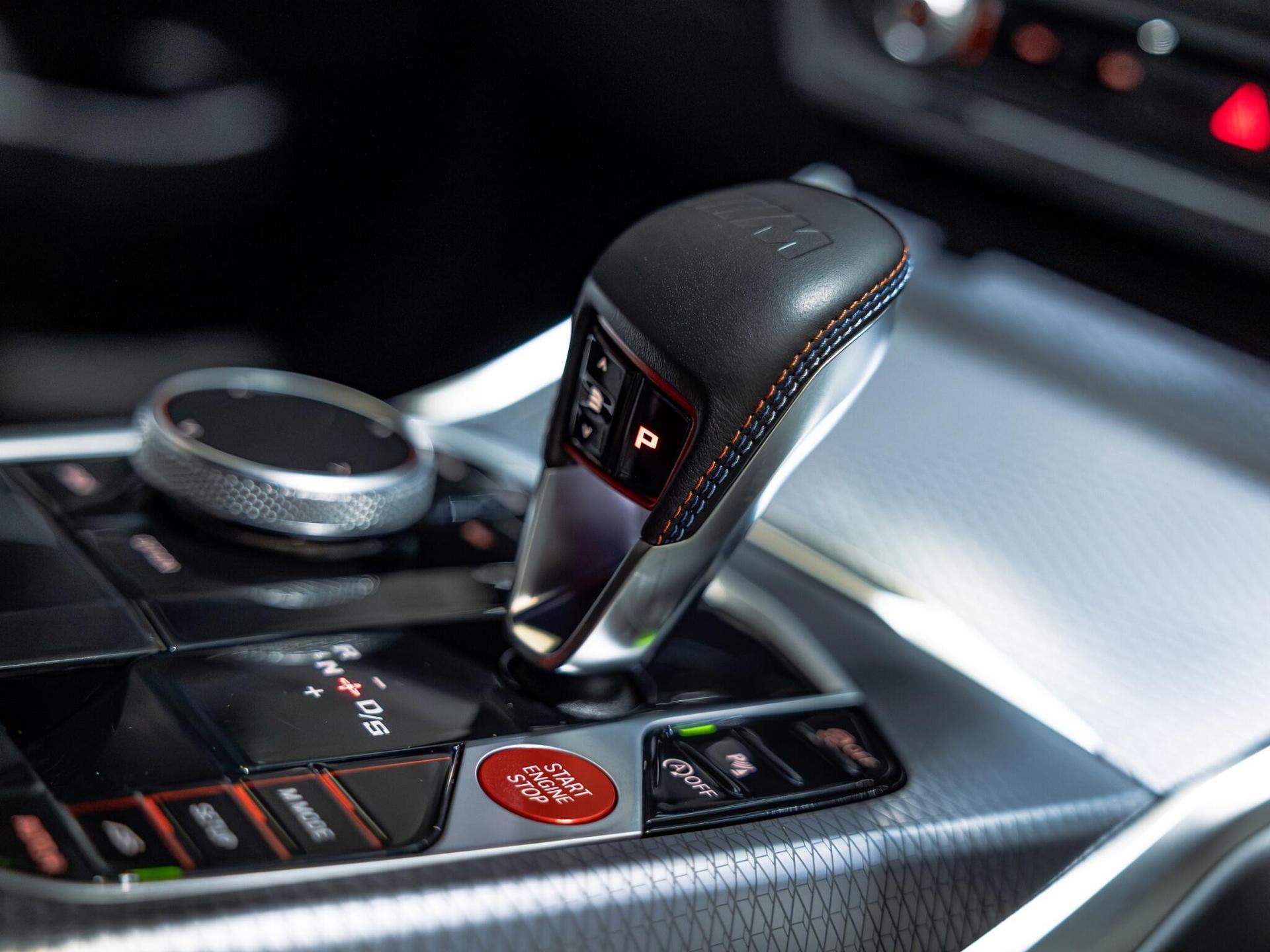 An interior shot of the interior front on a 2025 BMW M4