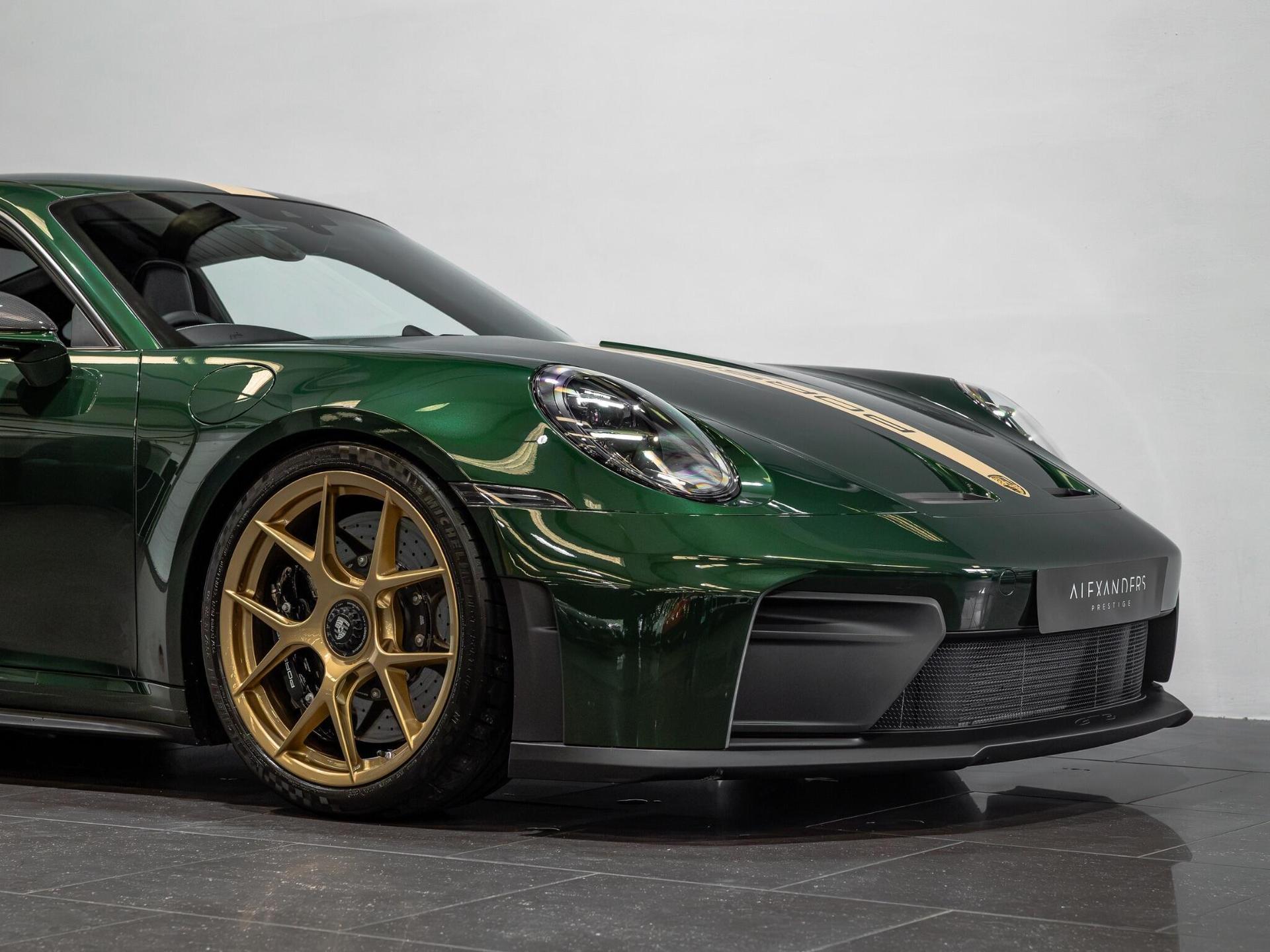 An exterior shot of the front right on a 2025 Porsche 911