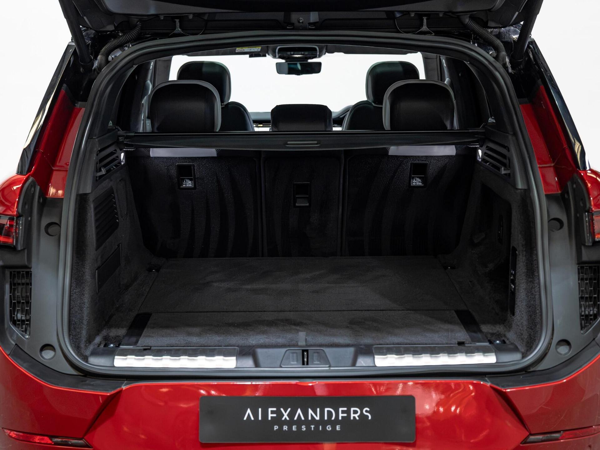 An interior shot of the boot on a 2023 Land Rover Range Rover Sport