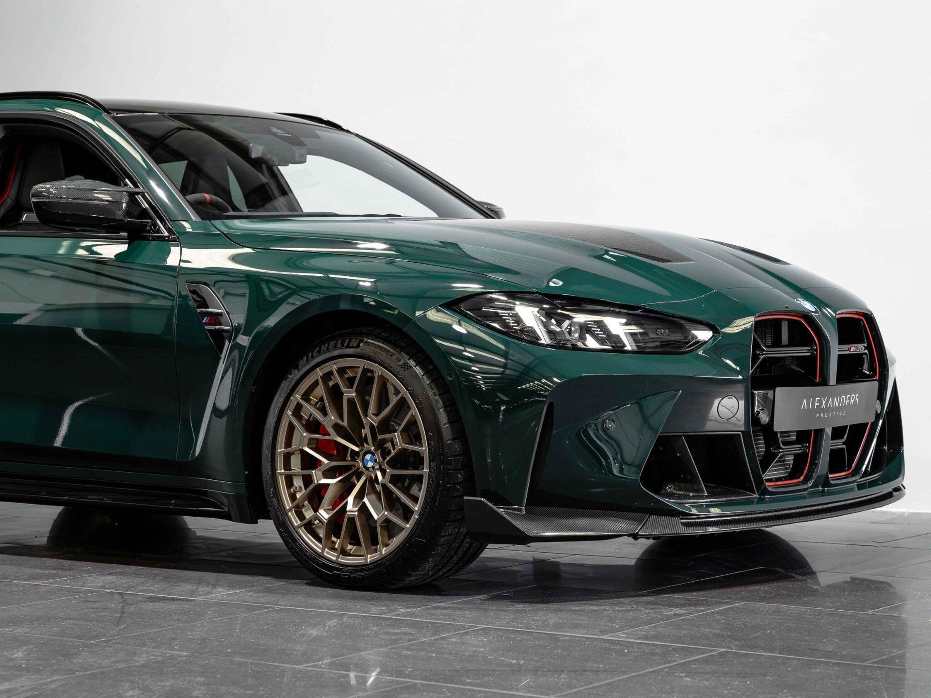 An exterior shot of the front right on a 2025 BMW M3
