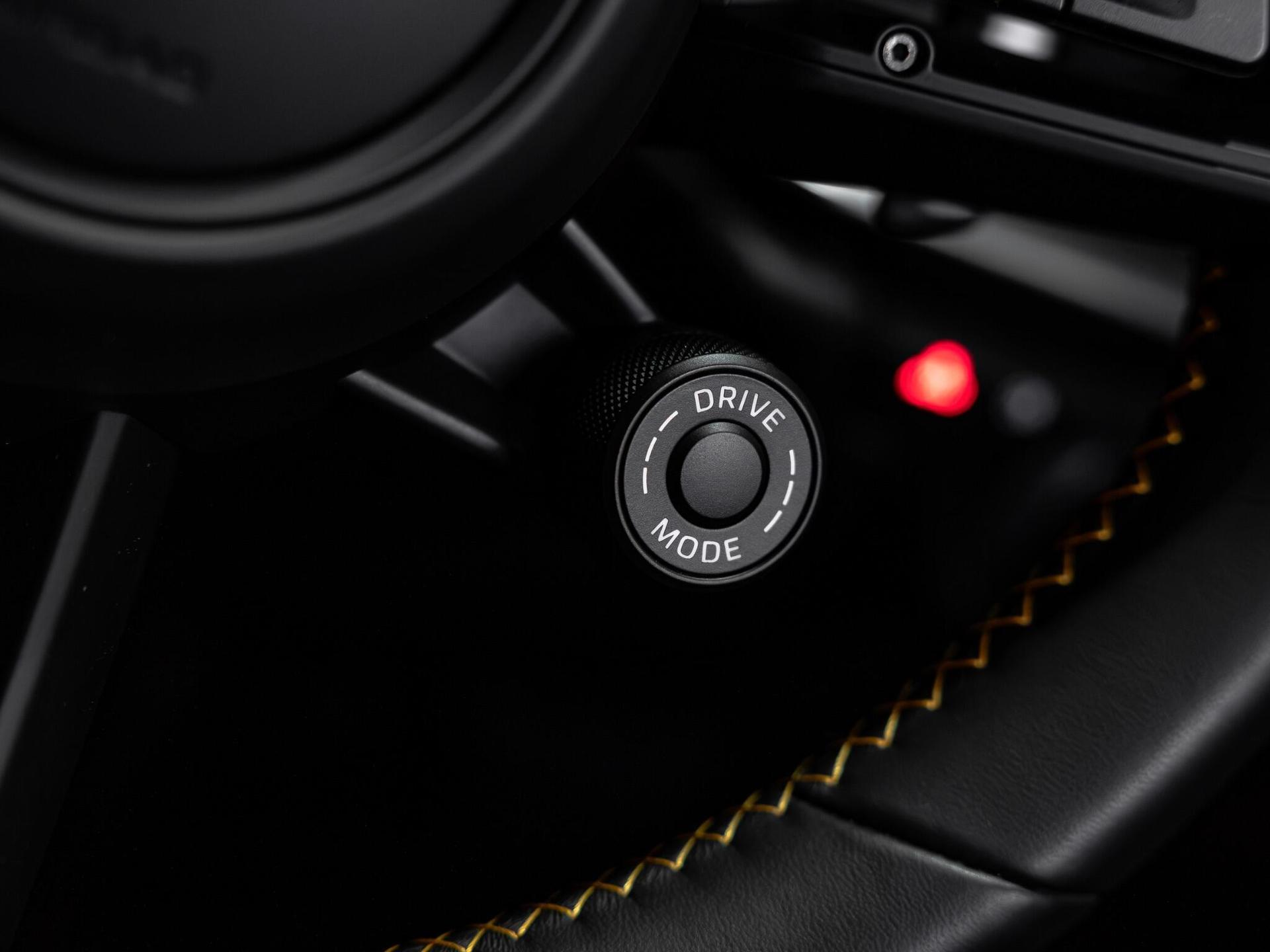 An interior shot of the misc controls on a 2022 Porsche 911