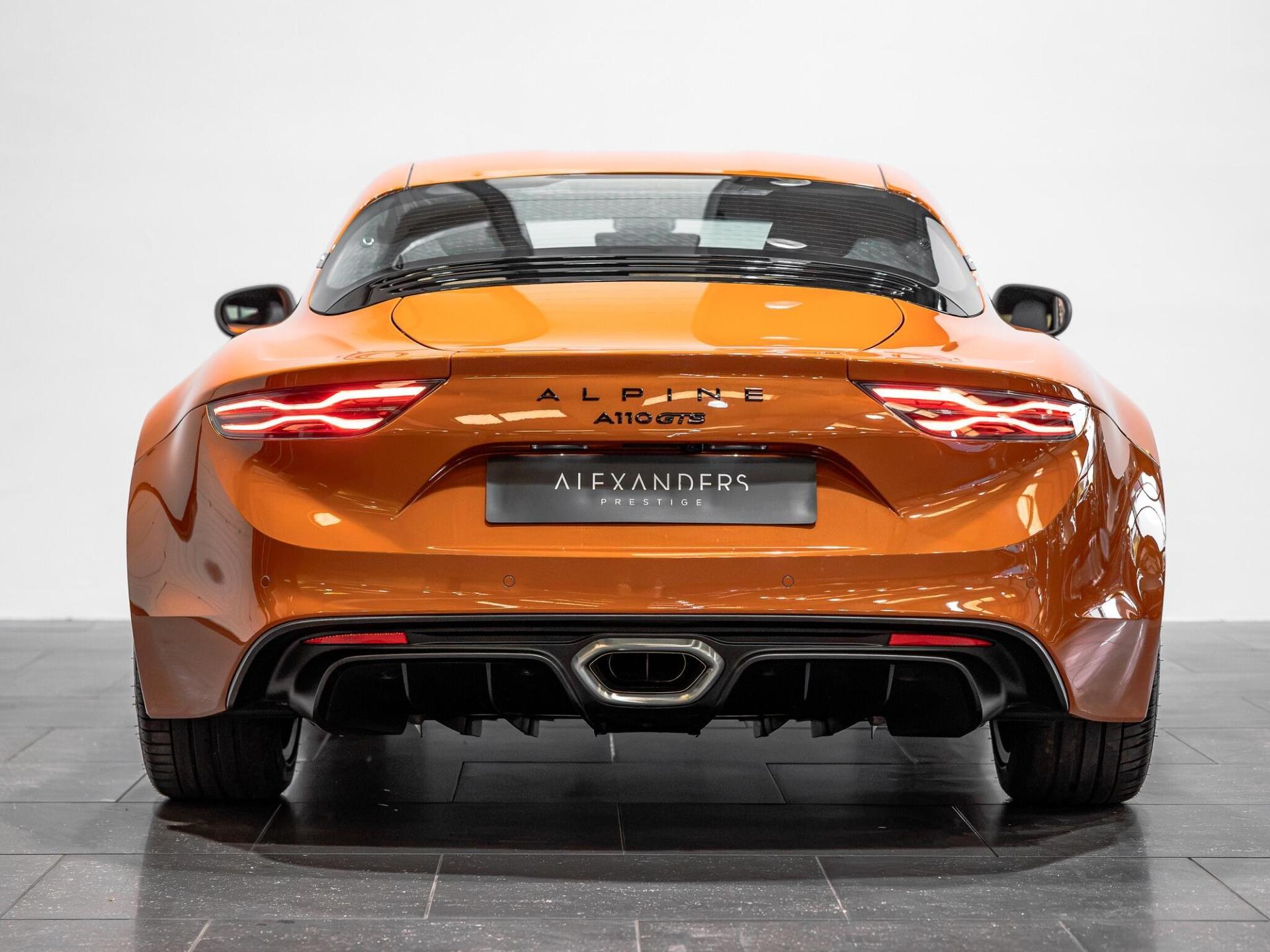 An exterior shot of the rear on a 2026 Alpine A110