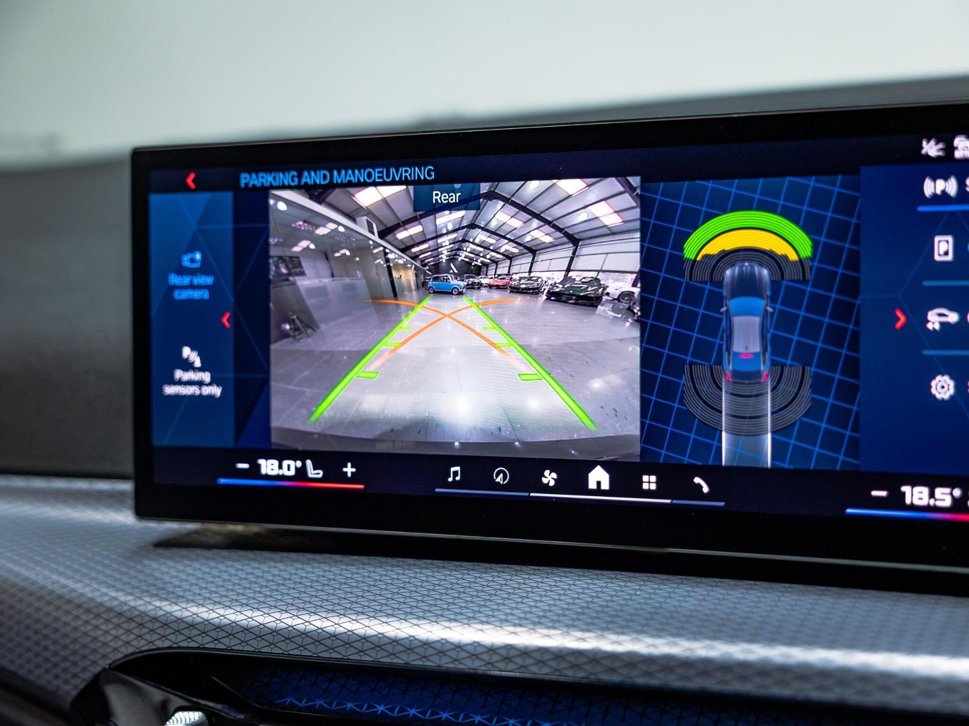 An interior shot of the infotainment system on a 2025 BMW M4