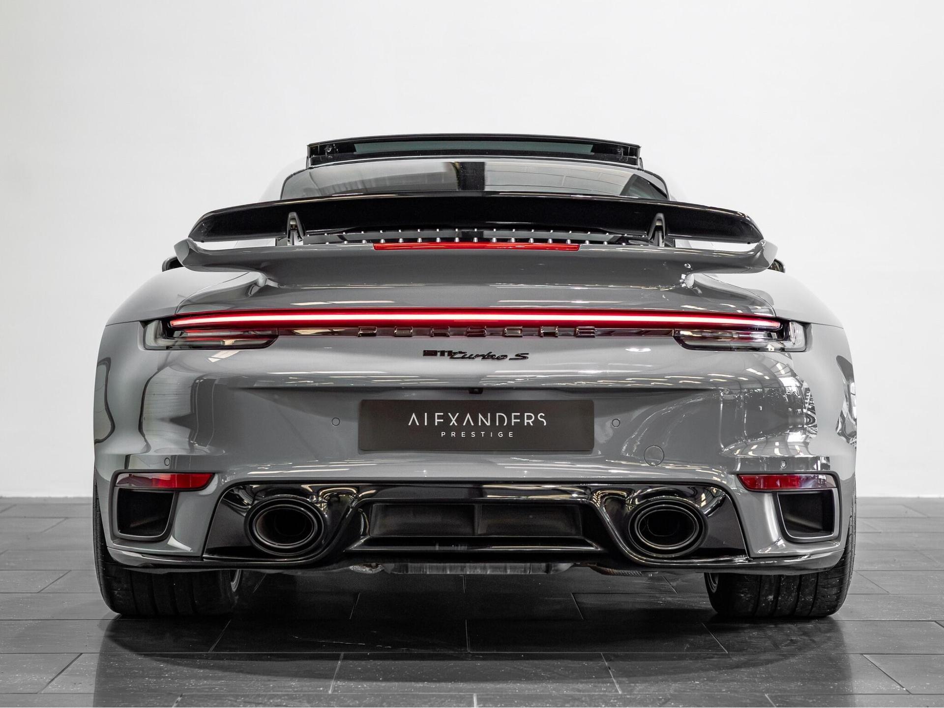 An exterior shot of the rear on a 2022 Porsche 911