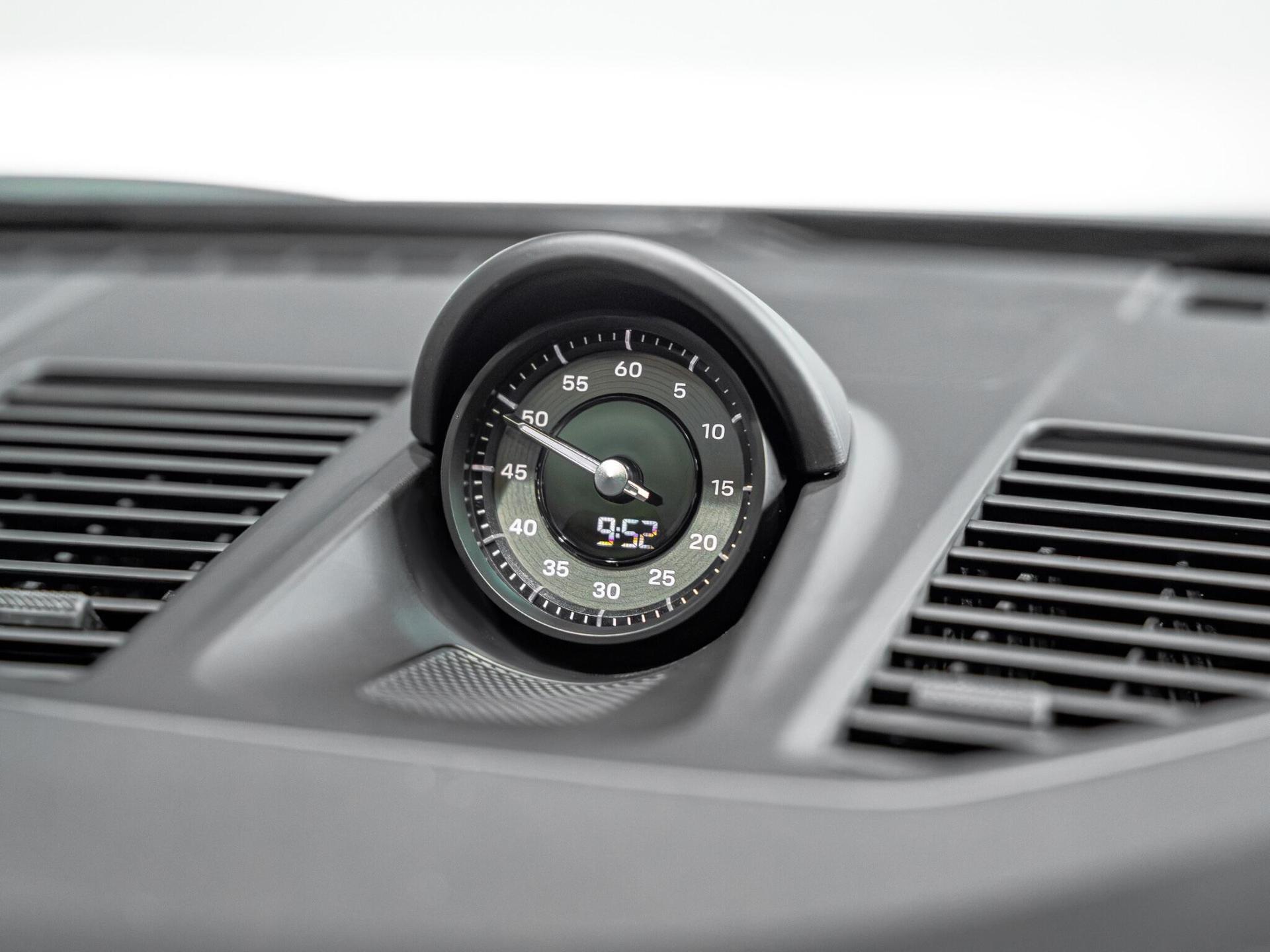 An interior shot of the driver instruments on a 2026 Porsche 911