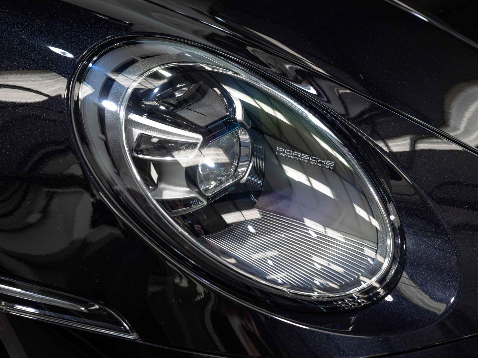 An exterior shot of the lights front on a 2024 Porsche 911