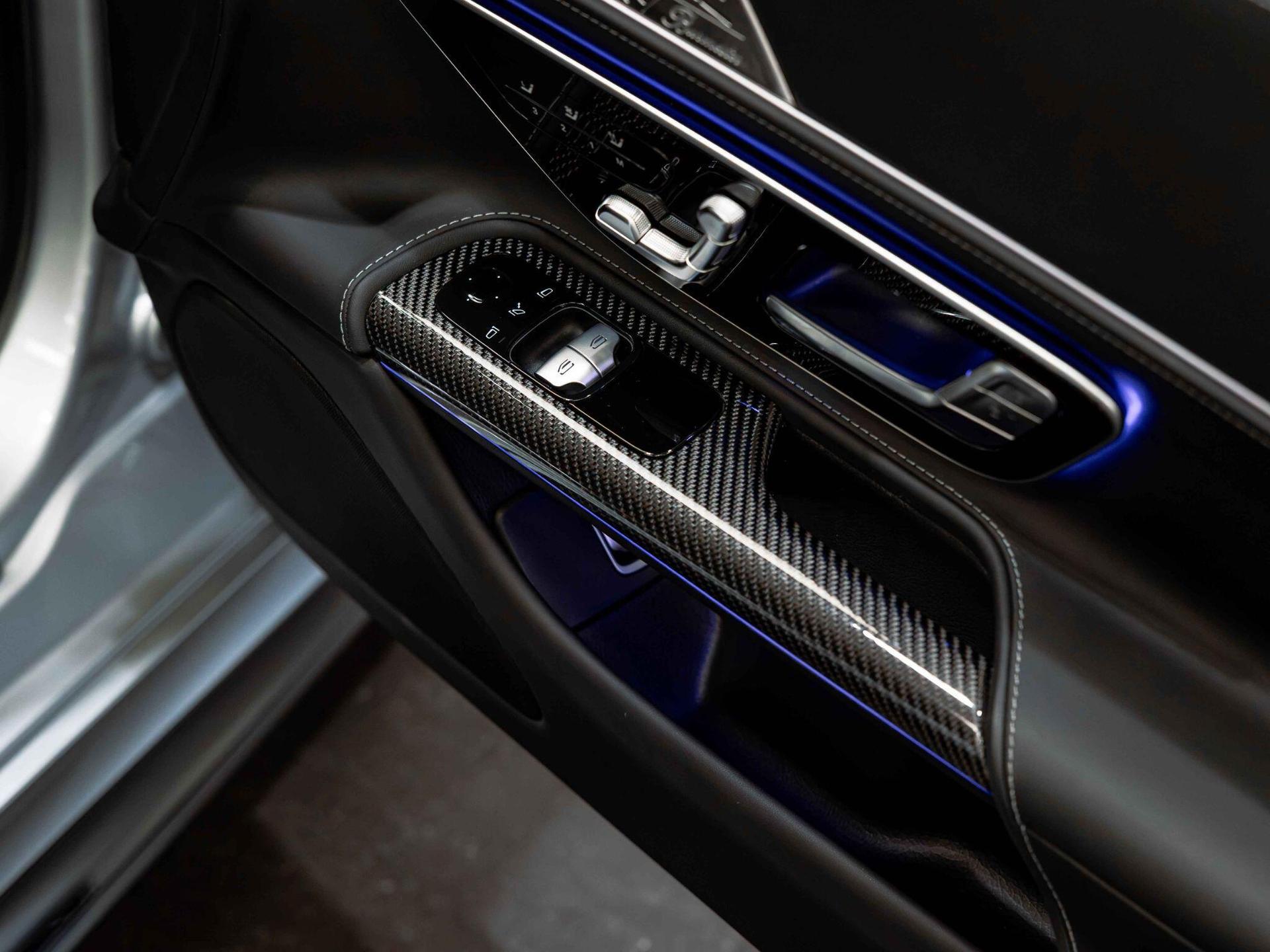 An interior shot of the misc controls on a 2024 Mercedes-Benz AMG GT