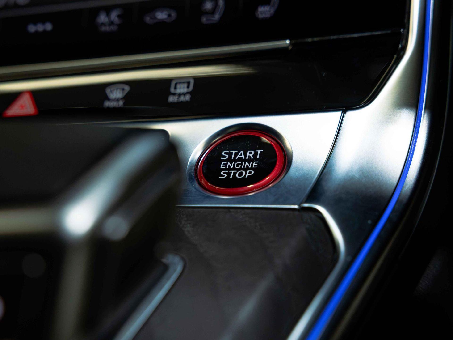 An interior shot of the misc controls on a 2023 Audi RS6 Avant