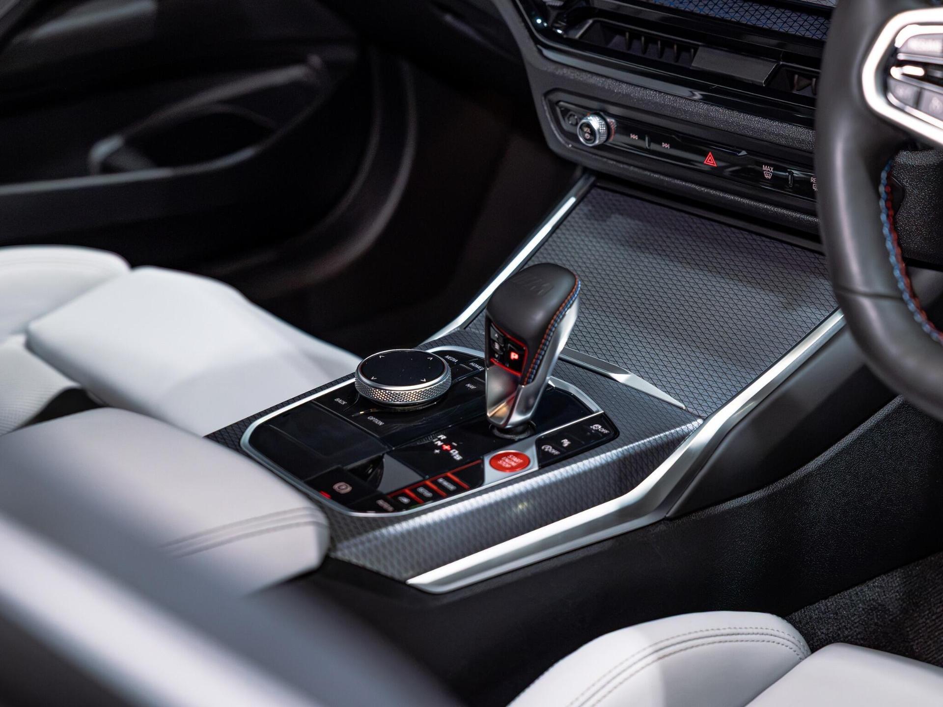 An interior shot of the interior front on a 2025 BMW M4