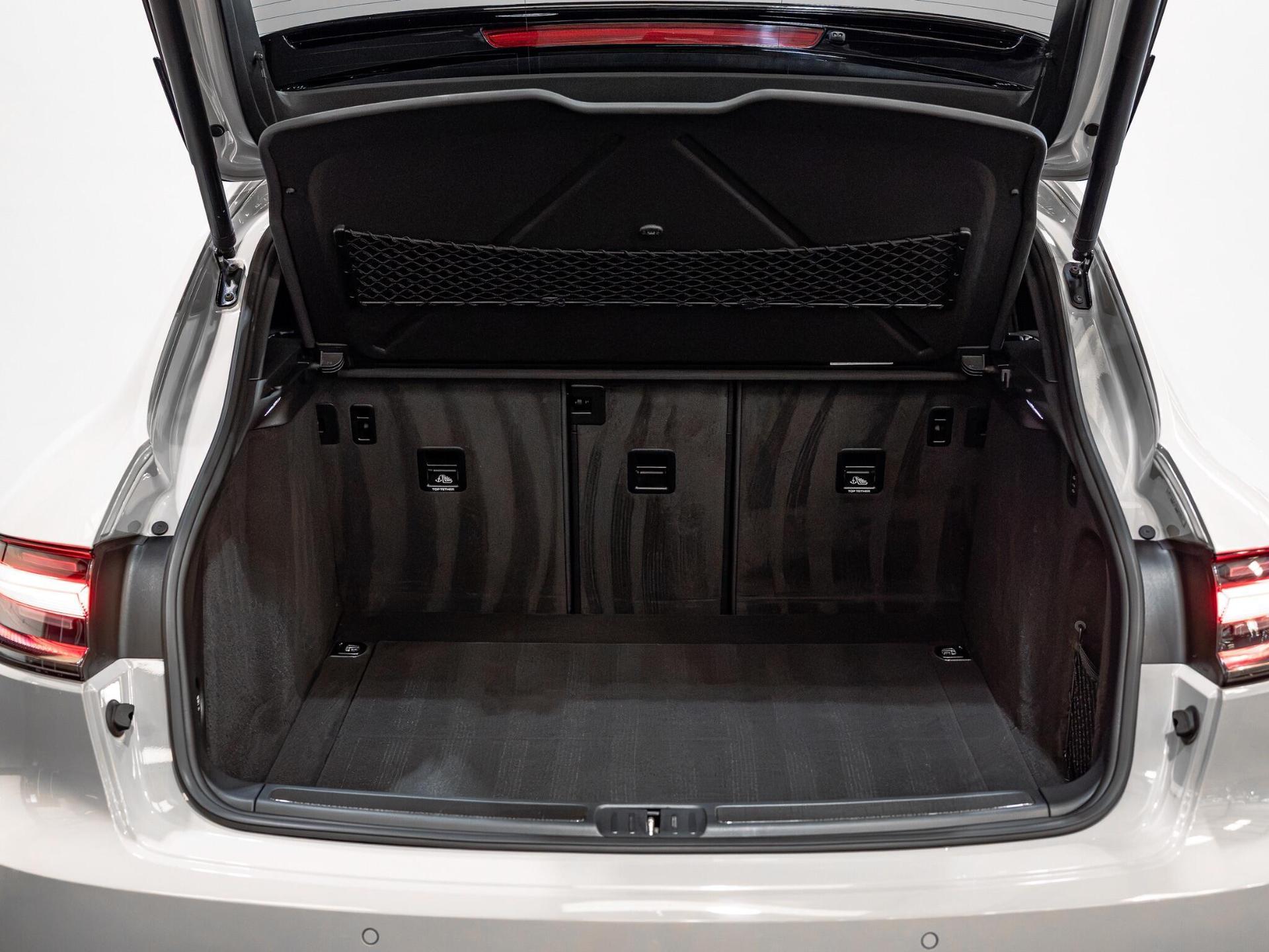 An interior shot of the boot on a 2020 Porsche Macan