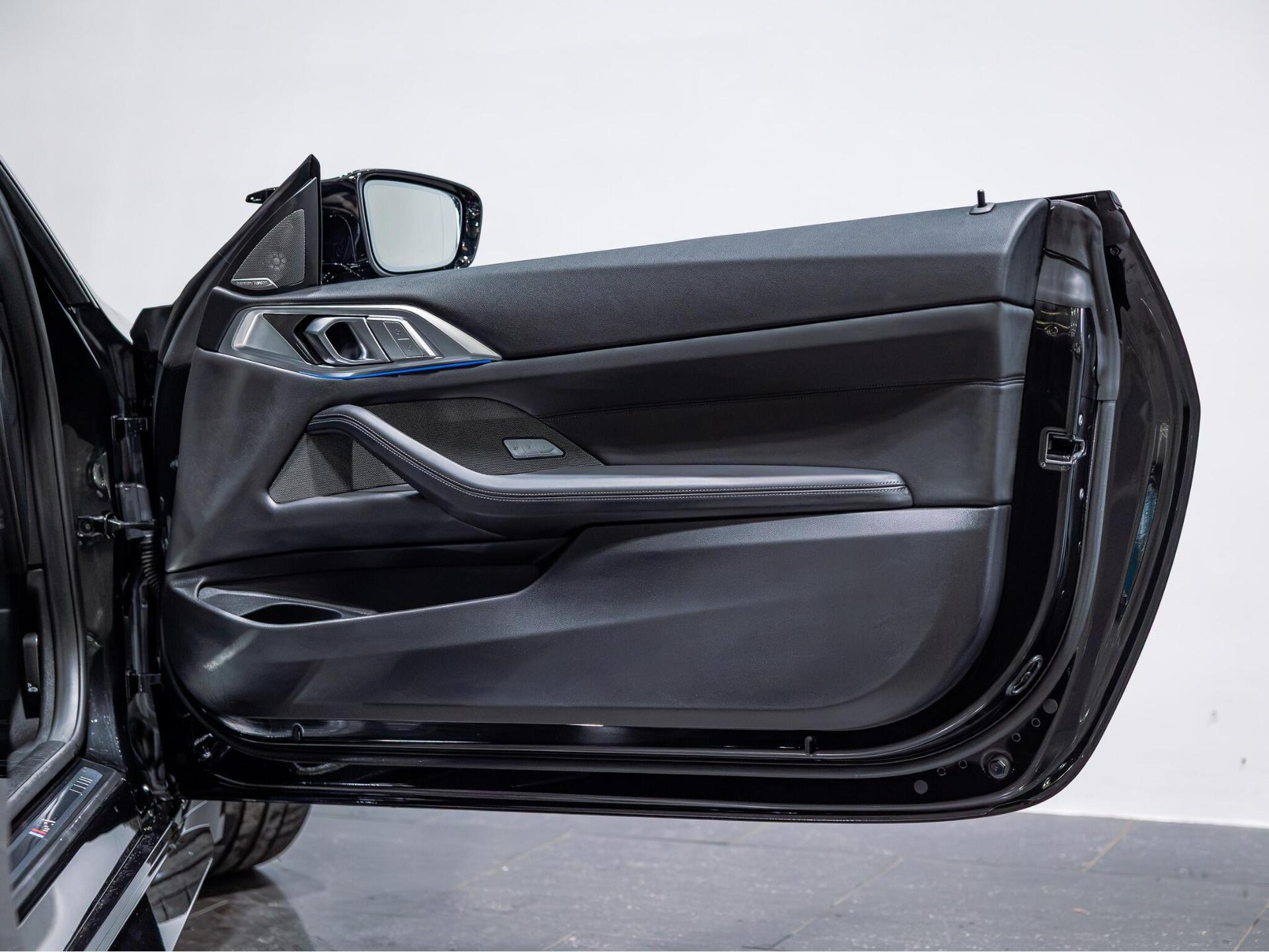An interior shot of the door interior on a 2025 BMW M4