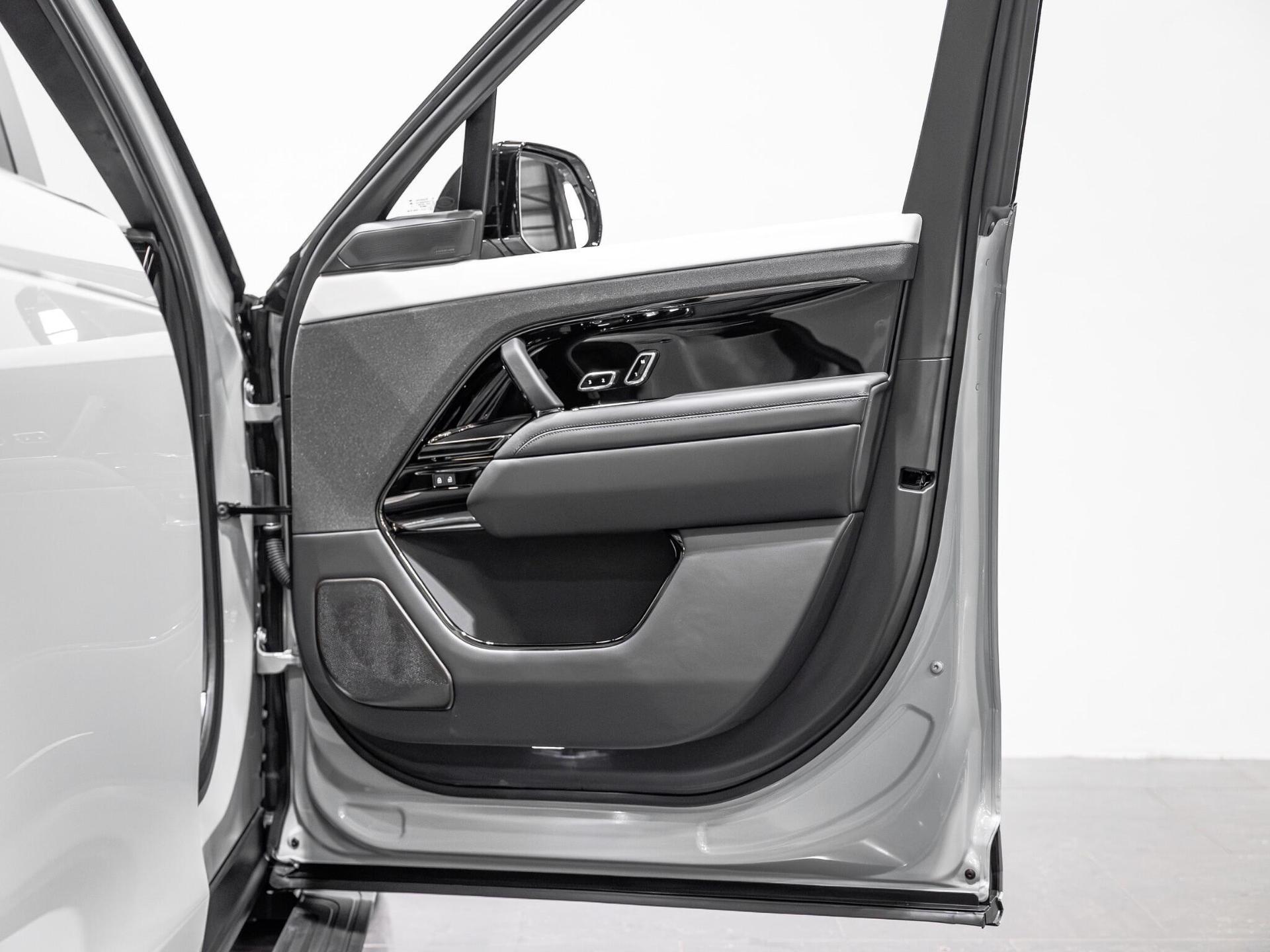 An interior shot of the door interior on a 2026 Land Rover Range Rover Sport