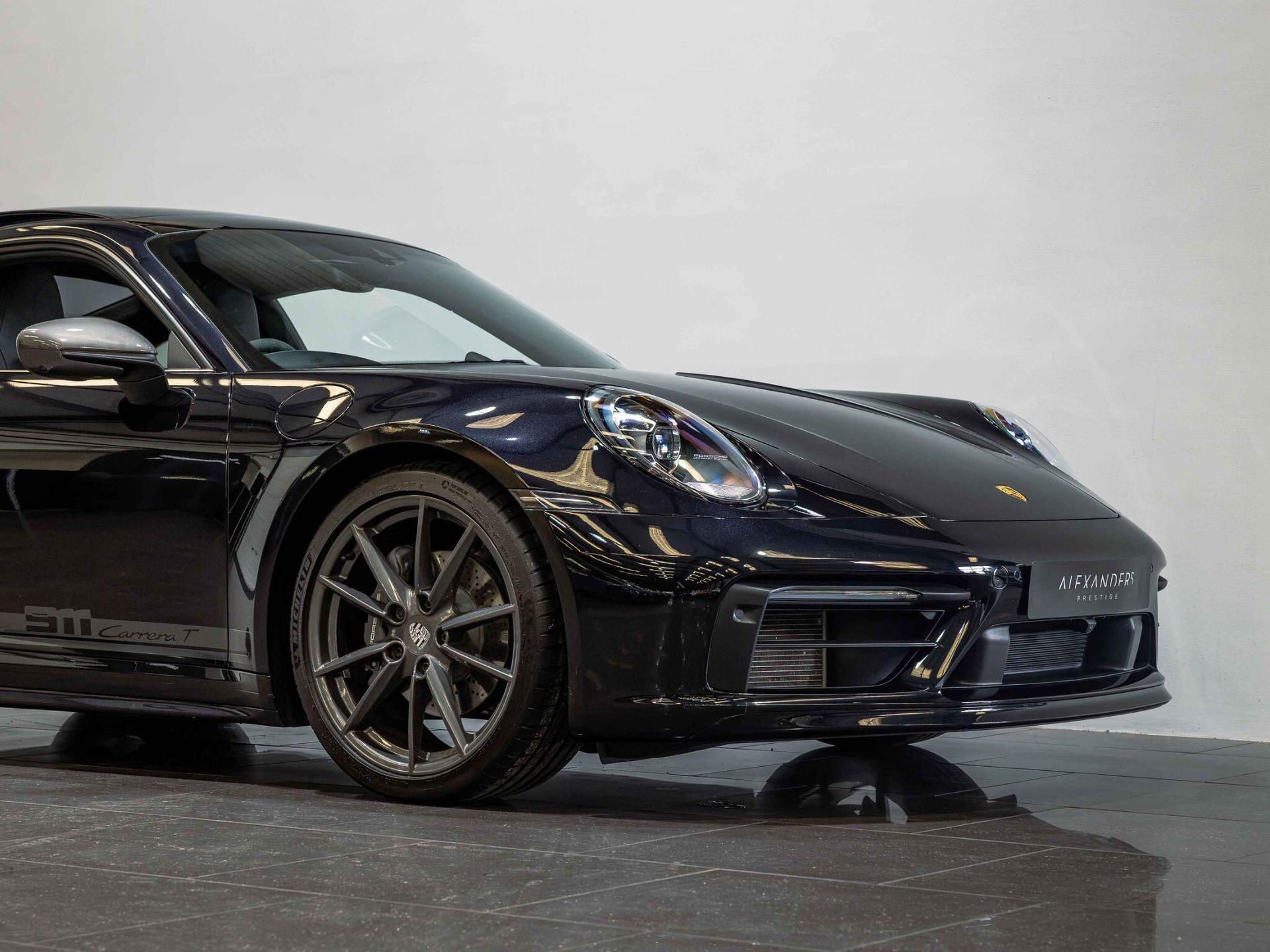 An exterior shot of the front right on a 2024 Porsche 911