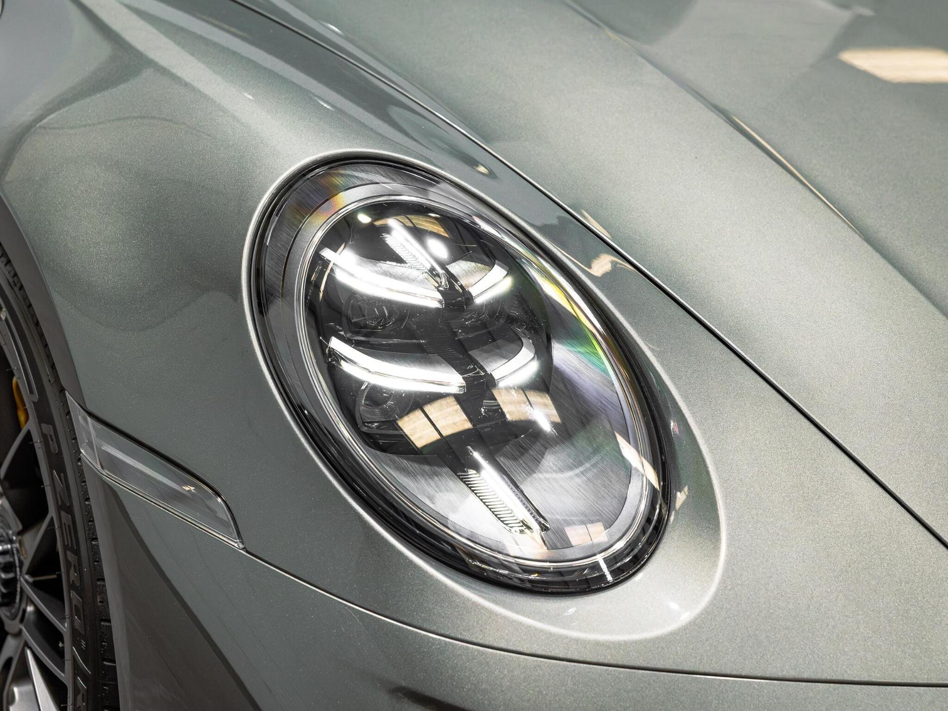 An exterior shot of the lights front on a 2026 Porsche 911