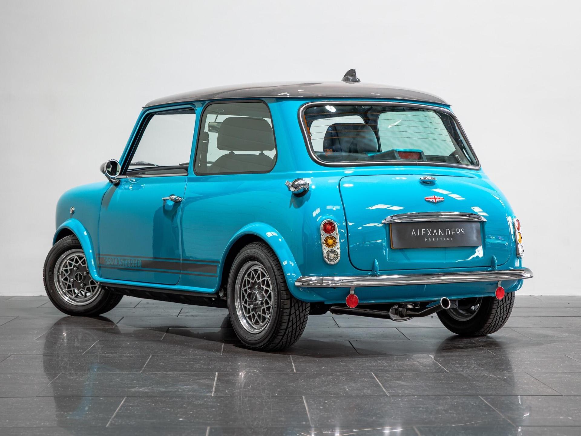An exterior shot of the rear left on a 1997 Rover Mini