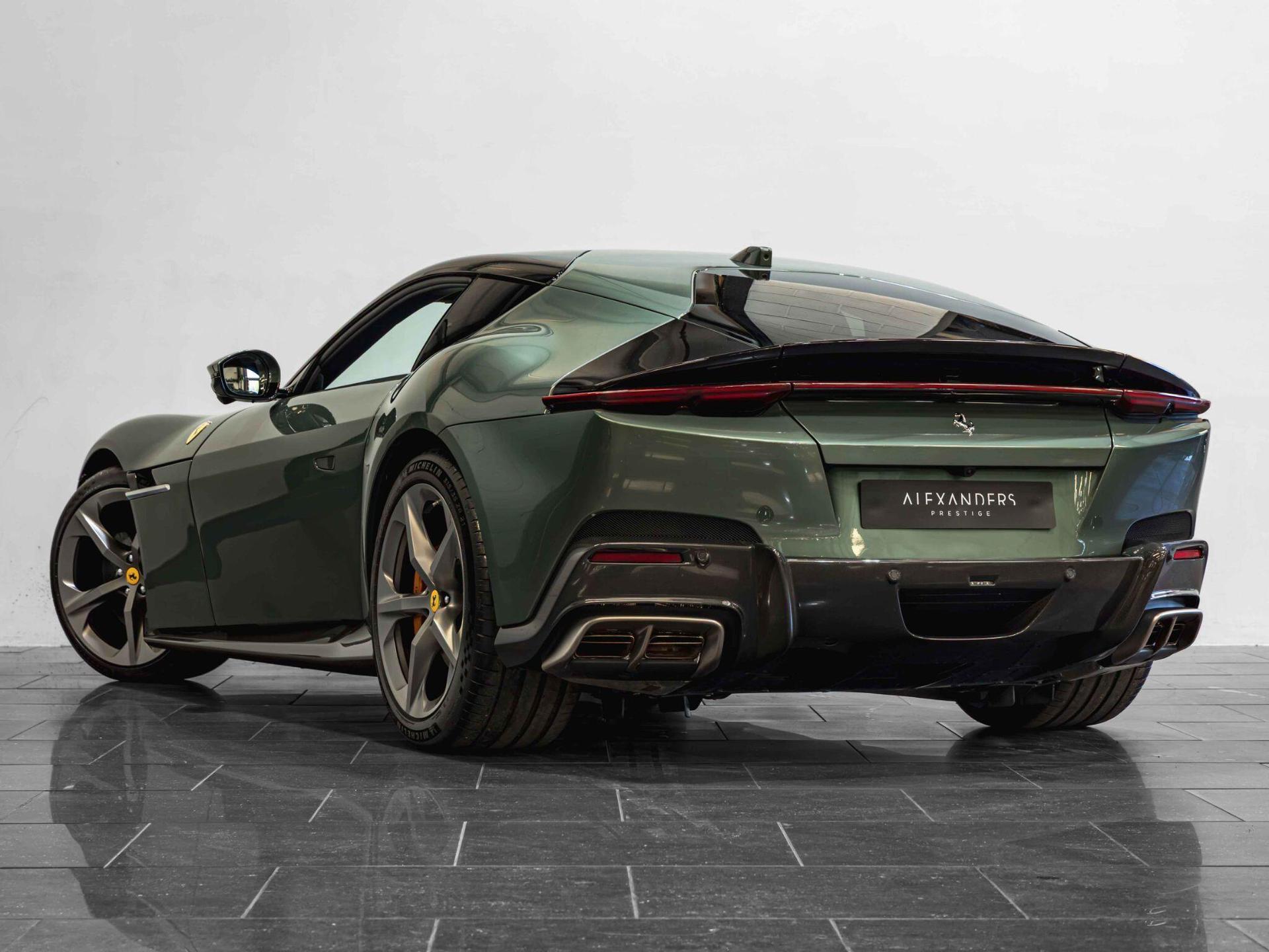 An exterior shot of the rear left on a 2025 Ferrari 12Cilindri