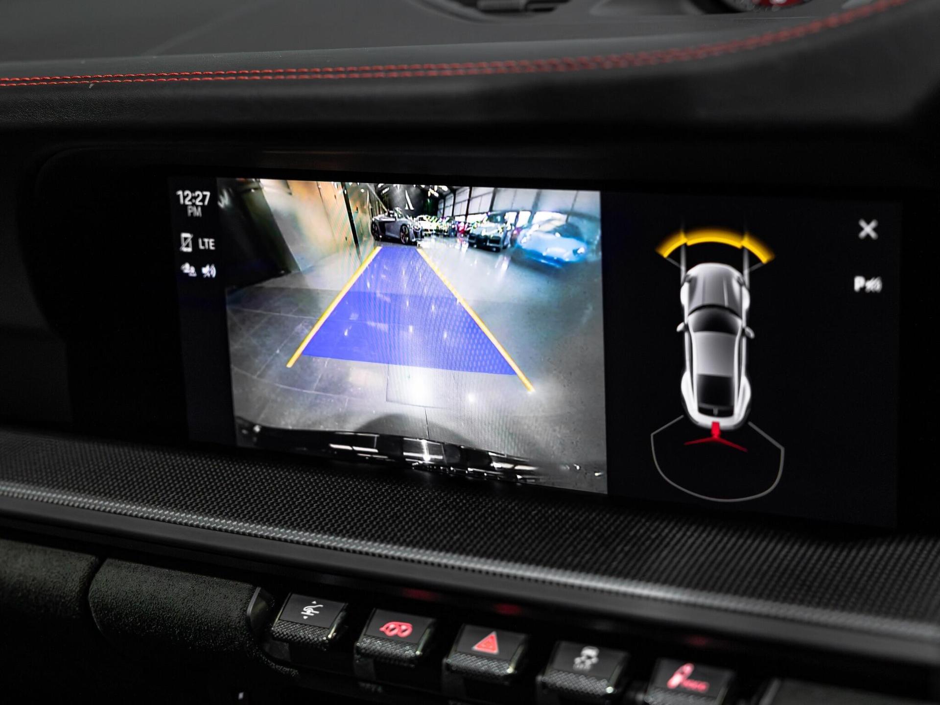 An interior shot of the infotainment system on a 2021 Porsche 911