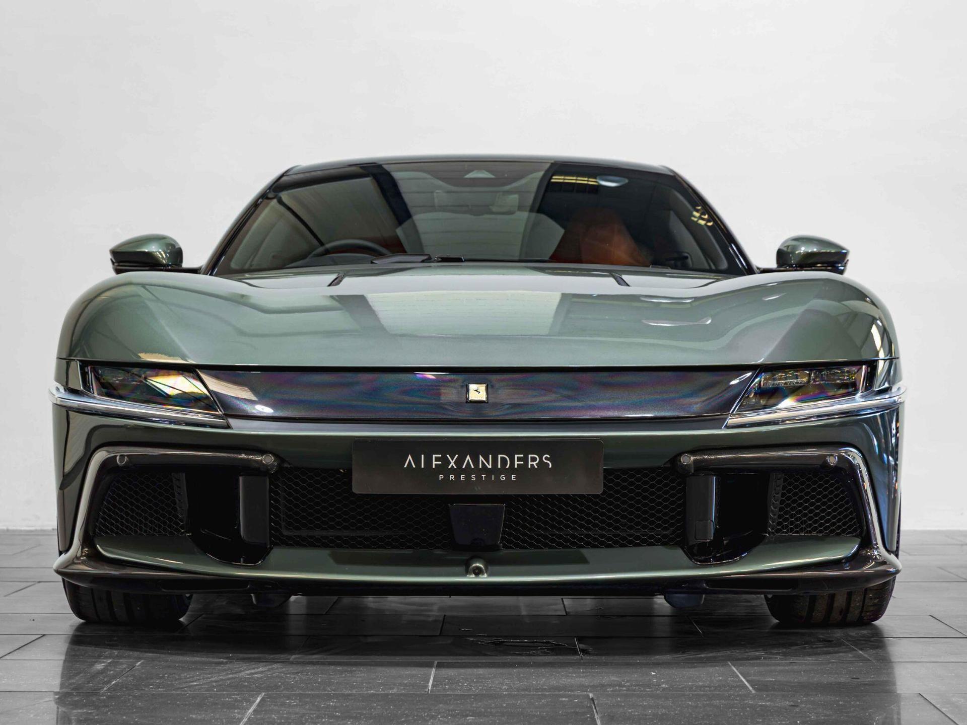 An exterior shot of the front on a 2025 Ferrari 12Cilindri
